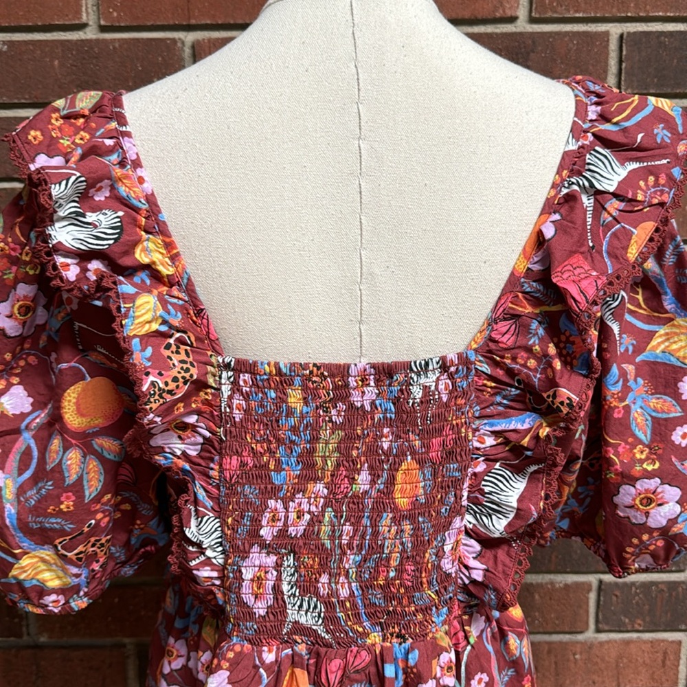 Maeve Ruffled Tie-Front Blouse - Picture 8 of 14